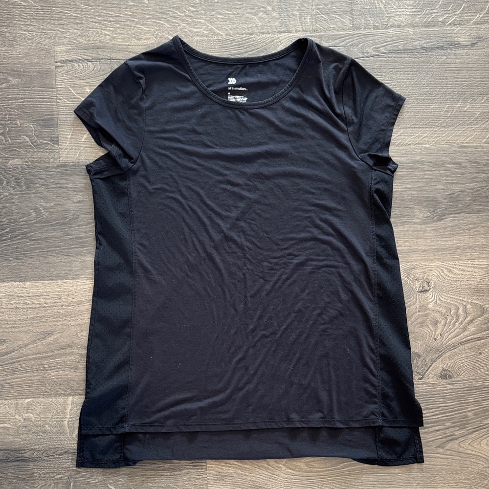 all in motion Black Short Sleeve Women's Active Tee